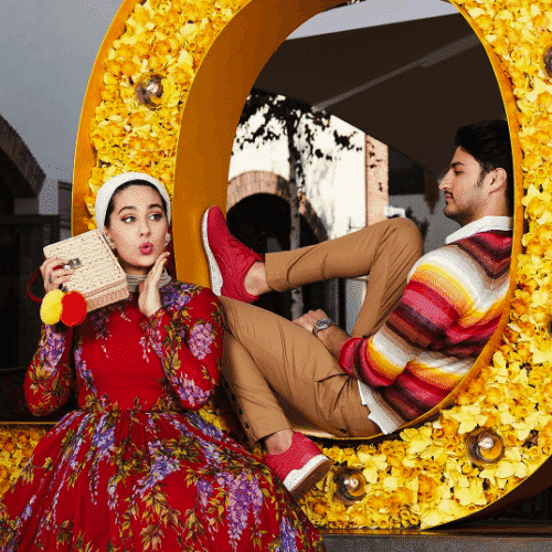 floral outfits with hijab