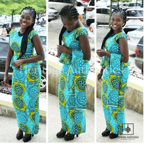 Ghanaian Women Kaba and Slit- 20 Beautiful Kaba Outfit Ideas