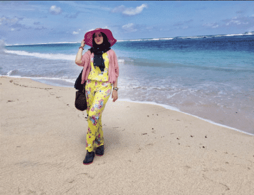 how to wear hijab with jumpsuit