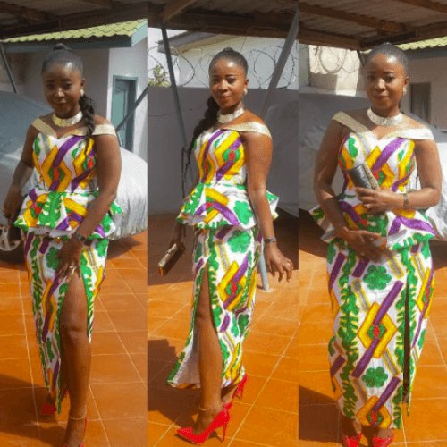 Ghanaian Women Kaba and Slit- 20 Beautiful Kaba Outfit Ideas