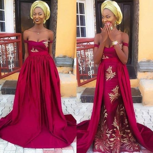 Ghanaian Women Kaba and Slit- 20 Beautiful Kaba Outfit Ideas