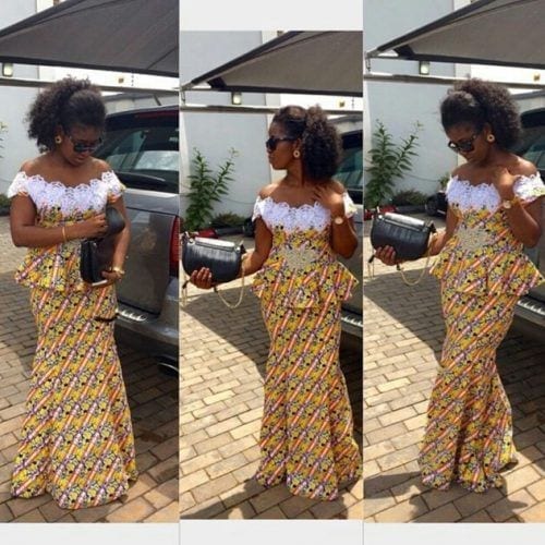 Ghanaian Women Kaba and Slit- 20 Beautiful Kaba Outfit Ideas