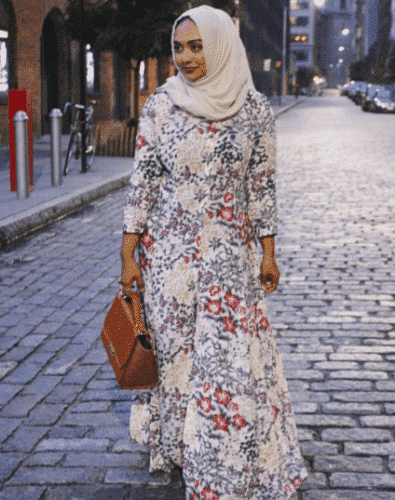 Hijab with Floral Outfits-30 Ways to Wear Hijab with Florals