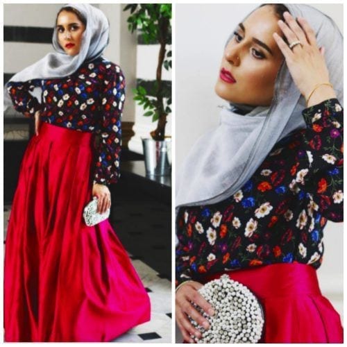 Hijab with Floral Outfits-30 Ways to Wear Hijab with Florals