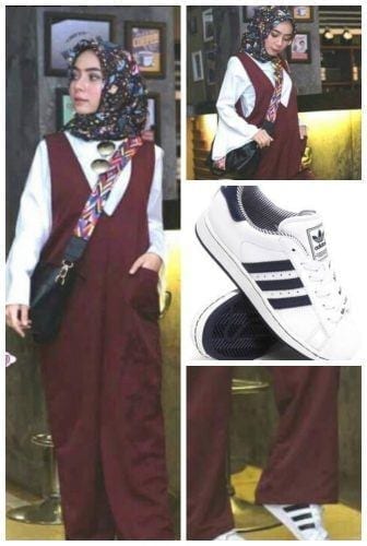 how to wear hijab with jumpsuit