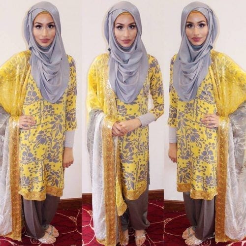 shalwar kameez with hijab