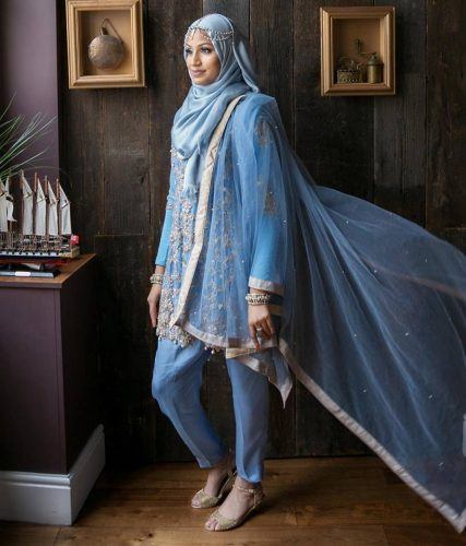 hijab with shalwar kamiz