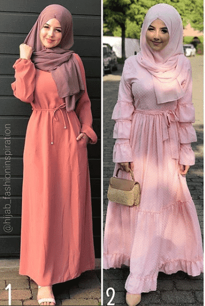 Best Ideas To Wear Gown With Hijab For Women (10)