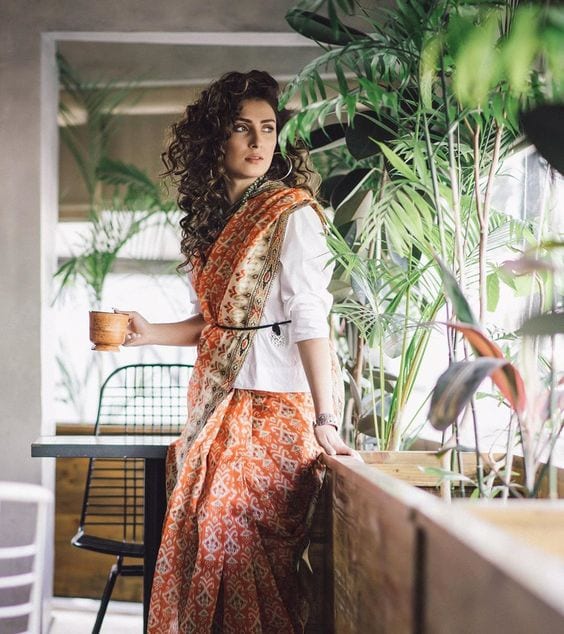 Celebrity ethnic dresses