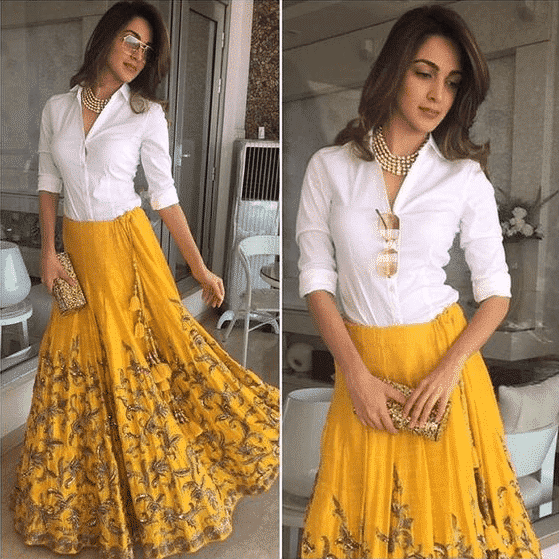 Celebrity ethnic dresses
