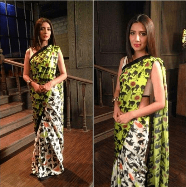 Celebrity ethnic dresses