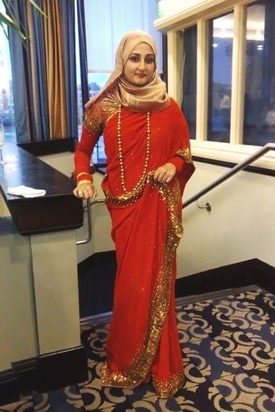 Hijab Saree