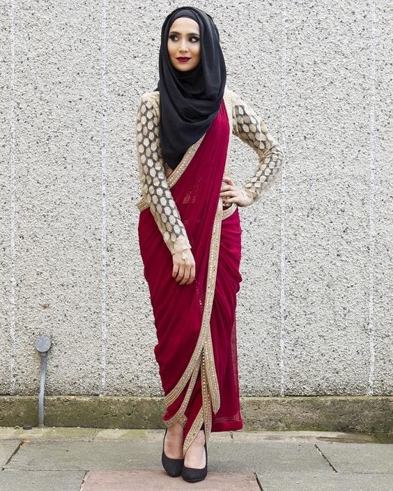 Saree and Hijab