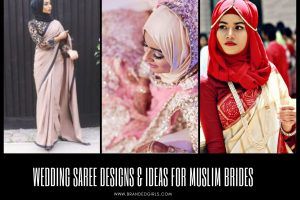 25 Latest Wedding Saree Designs & Ideas for Muslim Brides