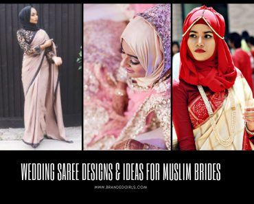 25 Latest Wedding Saree Designs & Ideas for Muslim Brides