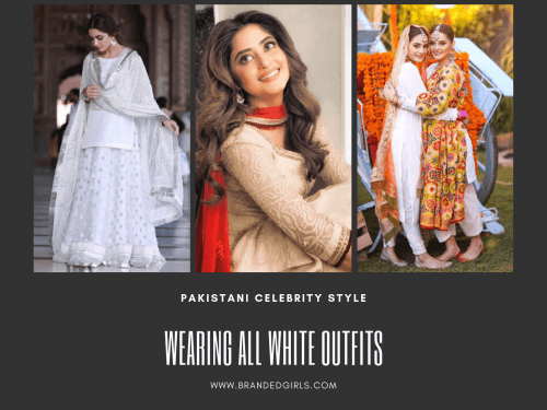 how to wear all white outfits like pakistani celebrities