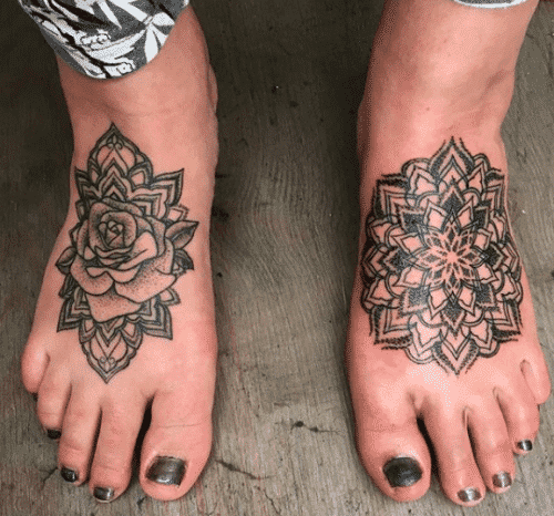 feet tattoo