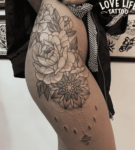 side leg thigh