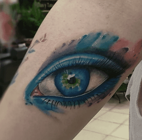 deep eye tattoo