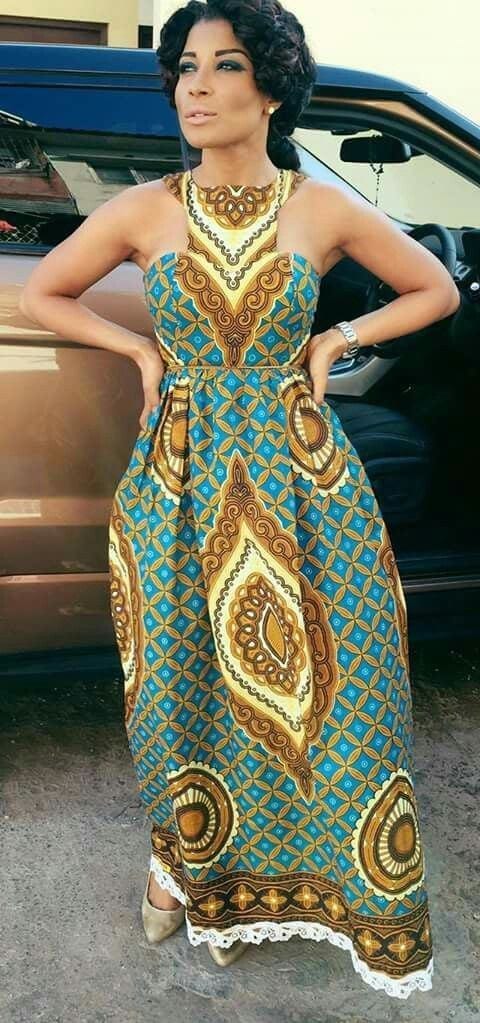 Ankara Gown Dress Ideas (9)