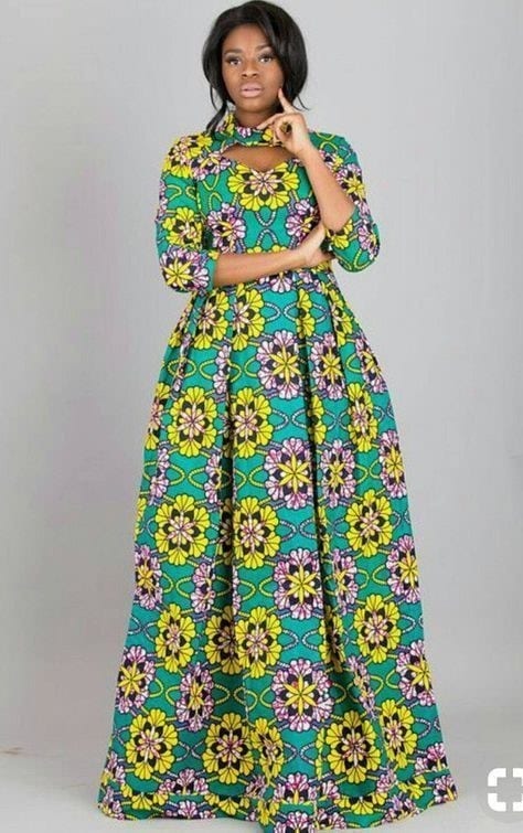 20 Gorgeous Ankara Gown Styles & Ideas On How To Wear Them