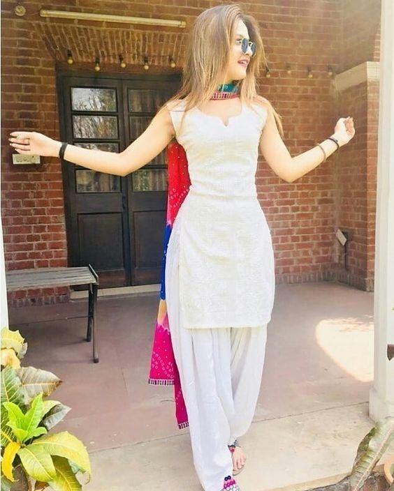 30 Ideas On How To Wear White Shalwar Kameez For Women