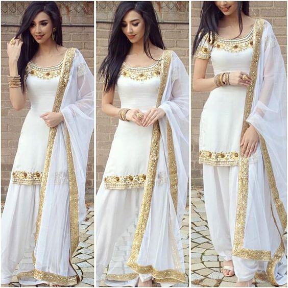 White Shalwar Kameez Styling Ideas (11)