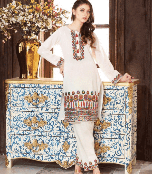 White Eastern Outfits