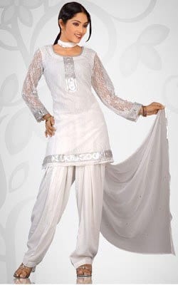 White Eastern Outfits