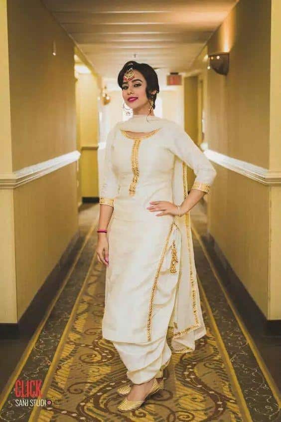 White Shalwar Kameez