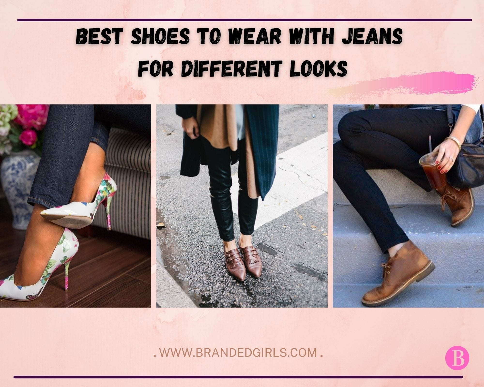 best heels to wear with jeans