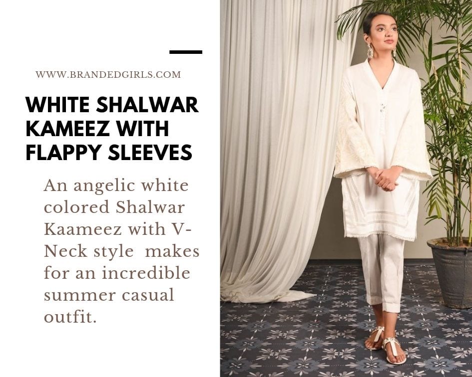 White Eastern Wear Styling Ideas