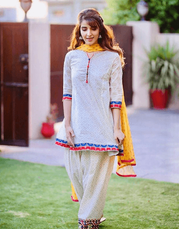 white shalwar kameez