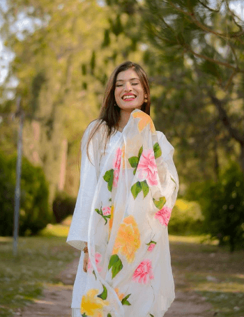 white shalwar kameez