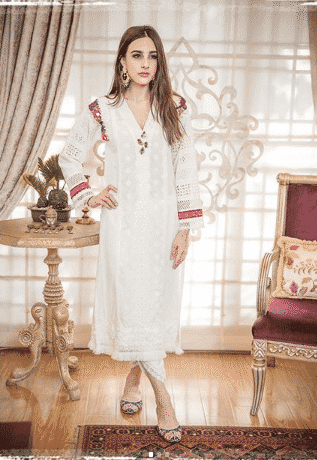 30 Ideas On How To Wear White Shalwar Kameez For Women