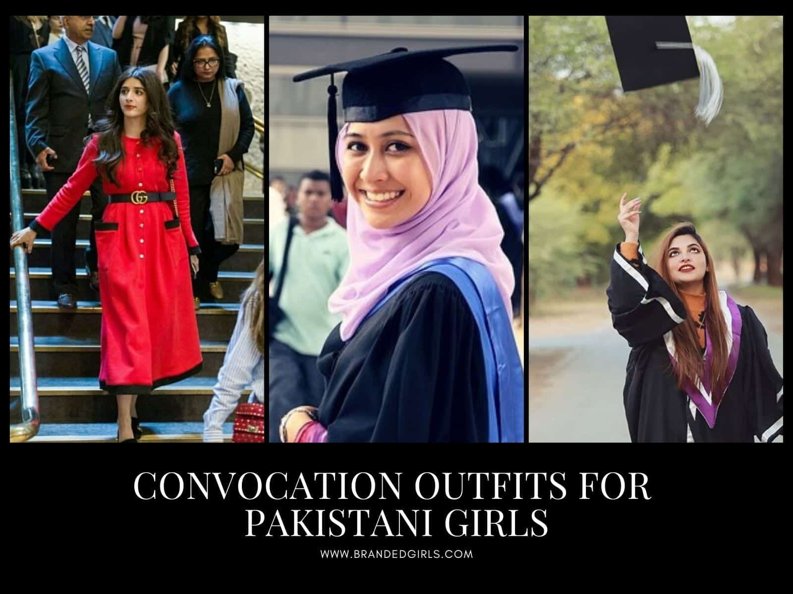 Convocation Outfits For Pakistani Girls