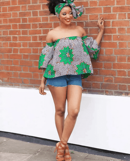 Ankara Tops With Jeans - 20 Ways To Wear Ankaras With Jeans