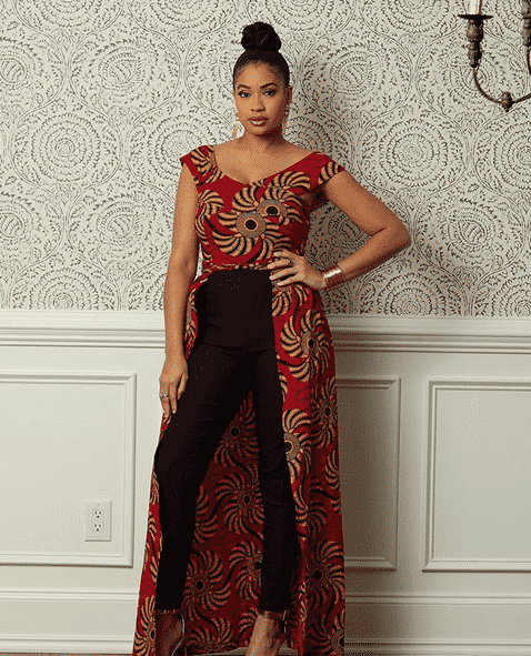 Ankara Tops With Jeans - 20 Ways To Wear Ankaras With Jeans