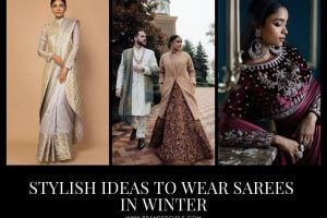 Winter Saree Styles - 10 Tips How To Wear Sarees In Winters