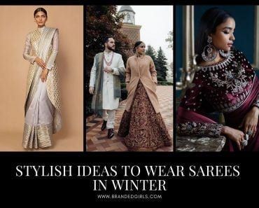 Winter Saree Styles - 10 Tips How To Wear Sarees In Winters