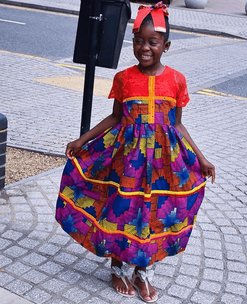 Ankara Frocks for Baby Girls - 20 Best Ankara Frock Designs