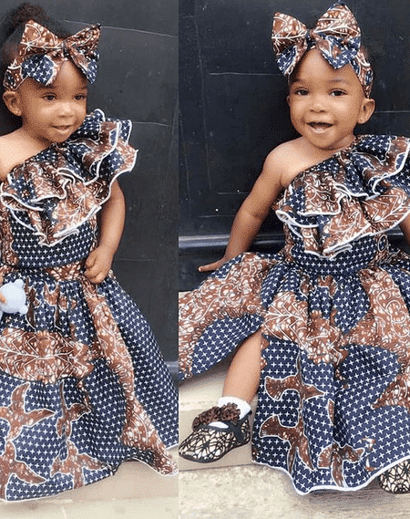 Ankara Frocks for Baby Girls - 20 Best Ankara Frock Designs