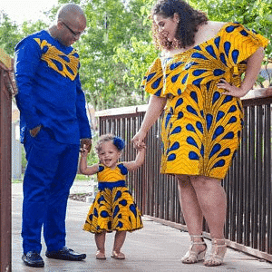 mother and son african matching outfit