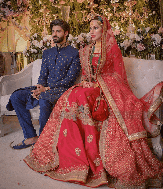 Bridal Outfits of Pakistani Celebrities