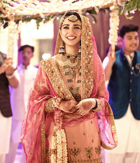 Bridal Outfits of Pakistani Celebrities