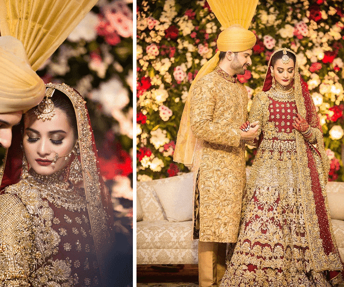 Bridal Outfits of Pakistani Celebrities