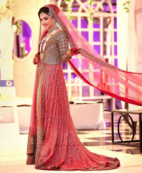 Bridal Outfits of Pakistani Celebrities