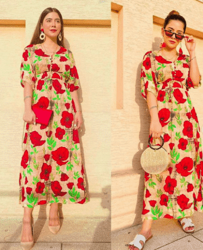 15 Best Midi Dresses of Pakistani Celebrities & Influencers – Branded Girls