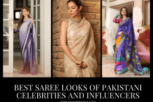Top 25 Saree Styles of Pakistani Celebrities and Influencers
