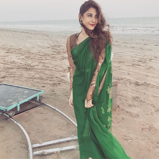 Saree Styles of Pakistani Celebrities and Influencers